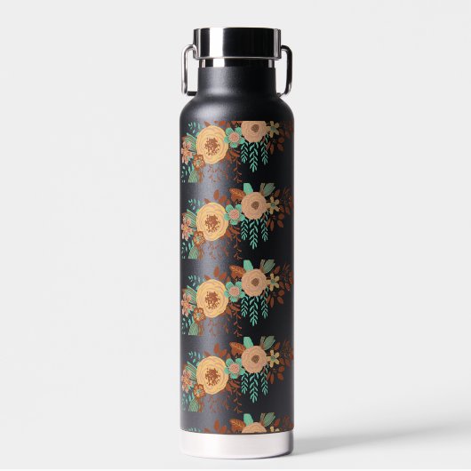Boho Floral Women Trinkflasche (Vorne)