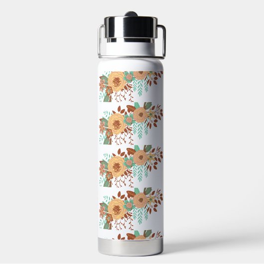 Boho Floral Women Trinkflasche (Hinten)