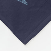 Boho Floral World ist die beste Dog-Malerei Fleecedecke (Ecke)