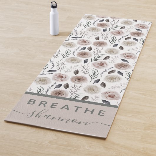 Boho Floral Yoga Mat Yogamatte (Beispiel)