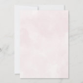 Boho Floral Young Wild und Three Girl's Birthday Einladung (Rückseite)