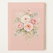 Boho Florale Elegante Hochzeit Planer (Rückseite)