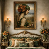 Boho Florale Küstenfrau Dekupage Seidenpapier