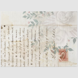 Boho FloralEphemera Design Series #2 Seidenpapier