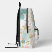 Boho-Florales-Ästhetik-Rucksack Bedruckter Rucksack (Links)