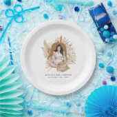 Boho-Florales Babyshower Pappteller (Party)