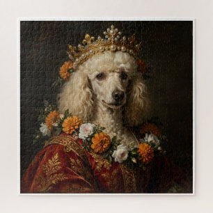 Boho-Florales-Pudel-Puzzle Puzzle