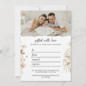 Boho Florals | Arch-Foto | Fotogeschenkkarte (Rückseite)