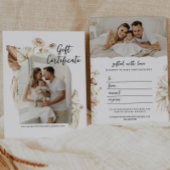 Boho Florals | Arch-Foto | Fotogeschenkkarte