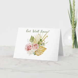Boho Florals wird bald gut Karte
