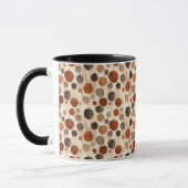 Boho Flow Shapes Tasse – Erdtöne Design (Links)