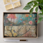 BOHO FLOWER MÄDCHEN DECOUPAGE SEIDENPAPIER (Geschenk)