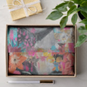 BOHO FLOWER MÄDCHEN DECOUPAGE TISSUPAPIER SEIDENPAPIER (Geschenk)