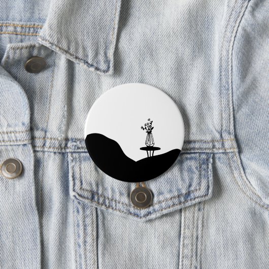 Boho Flower pot on table Button (Beispiel)