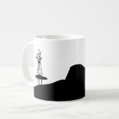 Boho Flower pot on table Kaffeetasse (Vorderseite Links)