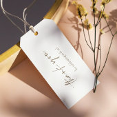 Boho Fluffy Pampas Grass Brautparty Vielen Dank Geschenkanhänger