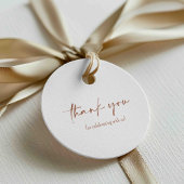 Boho Fluffy Pampas Grass Brautparty Vielen Dank Geschenkanhänger