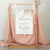 Boho Fluffy Pampas Grass Brautparty Willkommen Poster