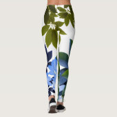 Boho Foliage Art Leggings (Rückseite)