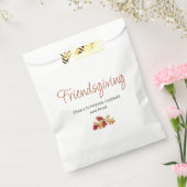 Boho Foliage Friendsgiving Moderner Erntedank Geschenktütchen (Versiegelt)