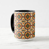 Boho-Folk-Art-Tasche Tasse (Vorderseite Links)
