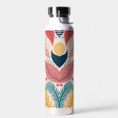 Boho Folk Art Wasserflasche Trinkflasche (Links)