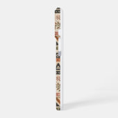 Boho Folk Floral Geometric Seamless Pattern iPhone 16 Hülle (Linke Seite)