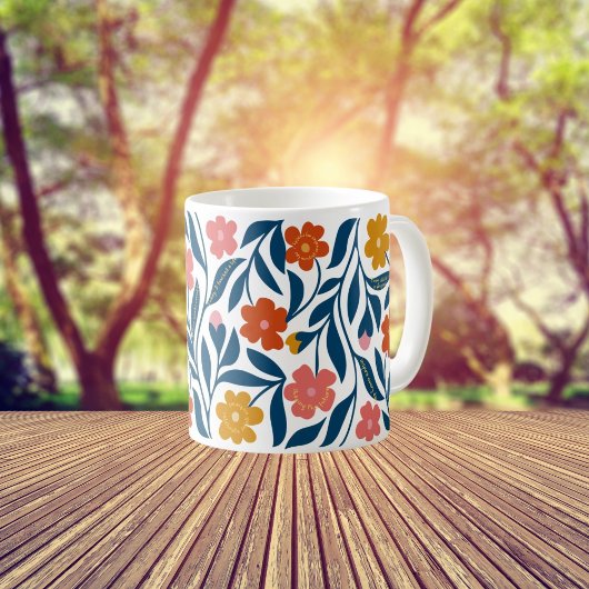 Boho Folk Floral Teacher Geschenk mit Aufhebens Kaffeetasse