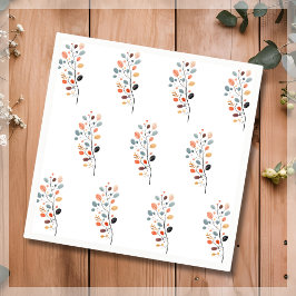 Boho Folk Herbst Herbstleaf Erntedank Serviette