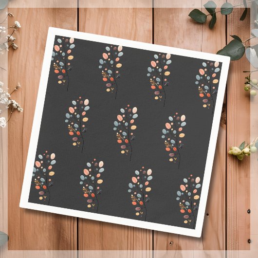 Boho Folk Herbst Herbstleaf Erntedank Serviette
