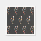 Boho Folk Herbst Herbstleaf Erntedank Serviette (Vorderseite)