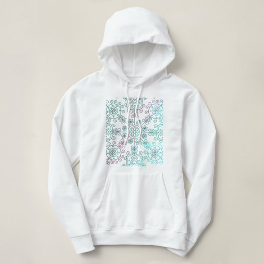 Boho Folk Hoodie (Design vorne)