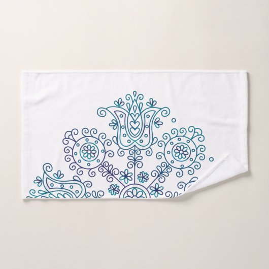 Boho-Folk-Muster Handtuch (Handtuch)