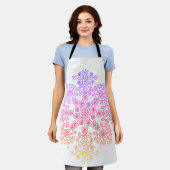 Boho Folk Pattern Schürze (Getragen)