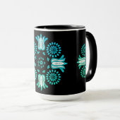 Boho Folk Tasse (VorderseiteRechts)
