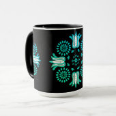 Boho Folk Tasse (Vorderseite Links)