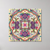 Boho-Folk-Wandkunst Leinwanddruck (Vorderseite)