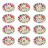 Boho Folkart Kitchen Spices Labels (Vorderseite)
