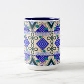 Boho-Folkart Zweifarbige Tasse (Mittel)