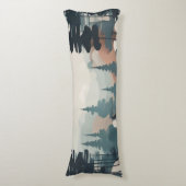 Boho Forest Landscape Artwork Seitenschläferkissen (Vorderseite Vertikal)