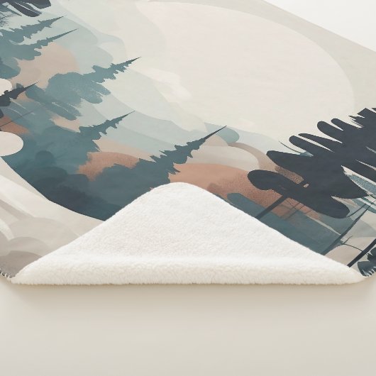 Boho Forest Landscape Artwork Sherpadecke (3/4)