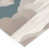 Boho Forest Landscape Artwork Tischdecke (Schrägansicht)