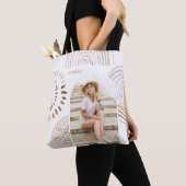 Boho Formen und Name mit Foto Arch Tasche (Von Nahem)