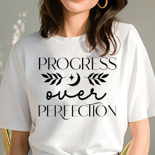 Boho Fortschritt statt Perfektion Motivierend Tri-Blend Shirt