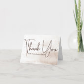 Boho Foster Care & Adoption Baby-/Kinderdusche Dankeskarte (Vorderseite)