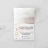 Boho Foster Care & Adoption Baby-/Kinderdusche Dankeskarte (Innenseite)