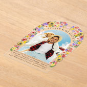 Boho Foto Arch Wildblume Bloom Wedding Acryleinladungen (Ablage )