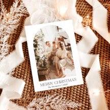 Boho Foto Christmas Card | Arted Holiday Card