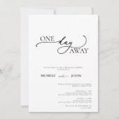 Boho Foto | MINIMALISTISCHE PROBE Einladung (Vorderseite)