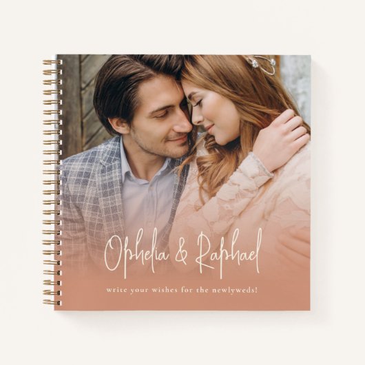 Boho Foto Overlay Notizblock (Vorderseite)